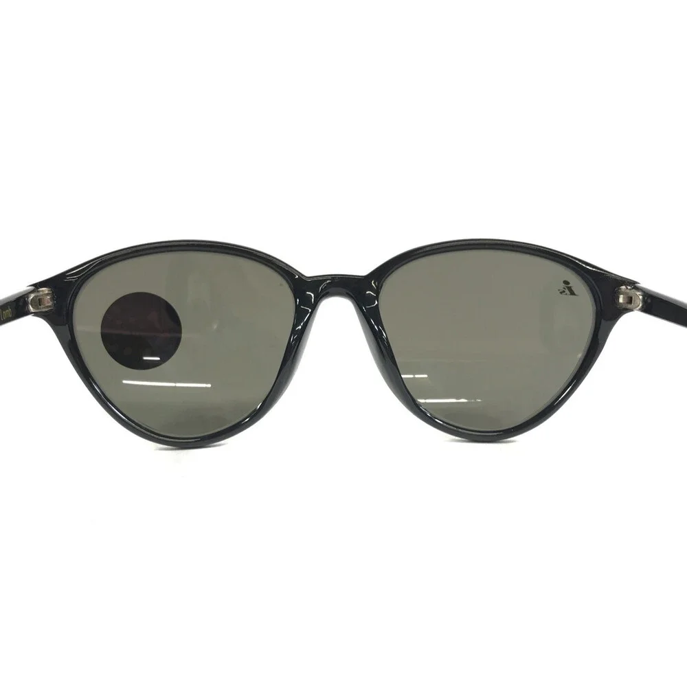 Vintage i's by Bausch & Lomb Sunglasses W2438 Polished Black wth Gray Lenses